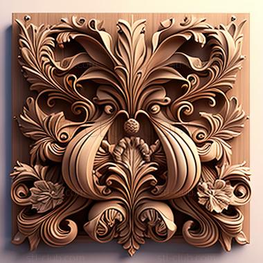 3D model st ornate (STL)